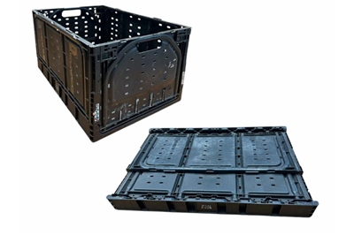 Used Collapsible Plastic Crates